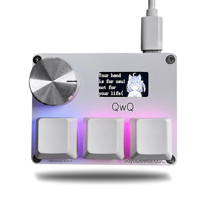 RGB Magnetic Switch Macro Keyboard with Programmable Knob