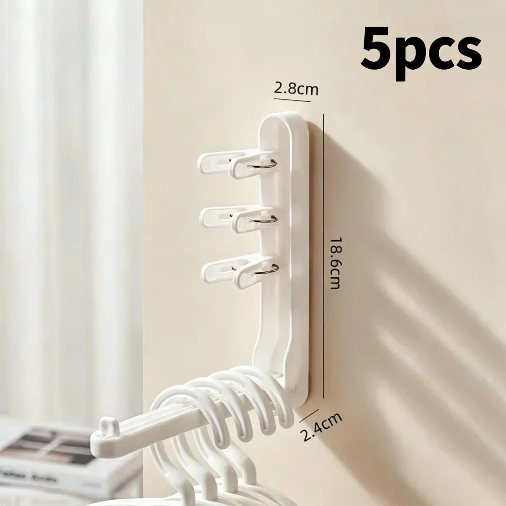 Space-Saving Foldable Clothes Hanger Organizer