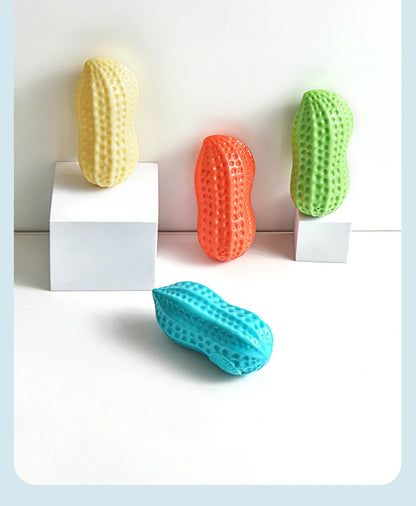 Peanut Squeaky Dog Chew Toy
