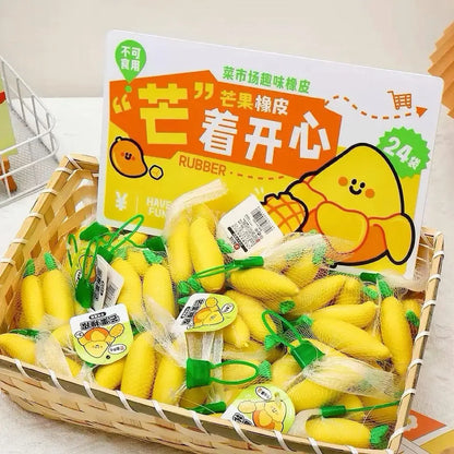 Cute Potato Shape Eraser Set