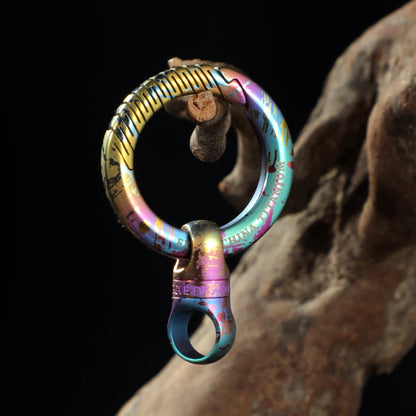 Titanium 360° Rotatable Keychain