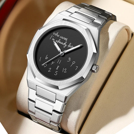 Luxury Men's Quartz Business Casual Steel Watch