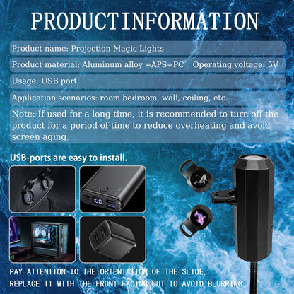 Marine Life Projection Night Light