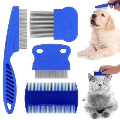 Pet Grooming & Flea Comb Set