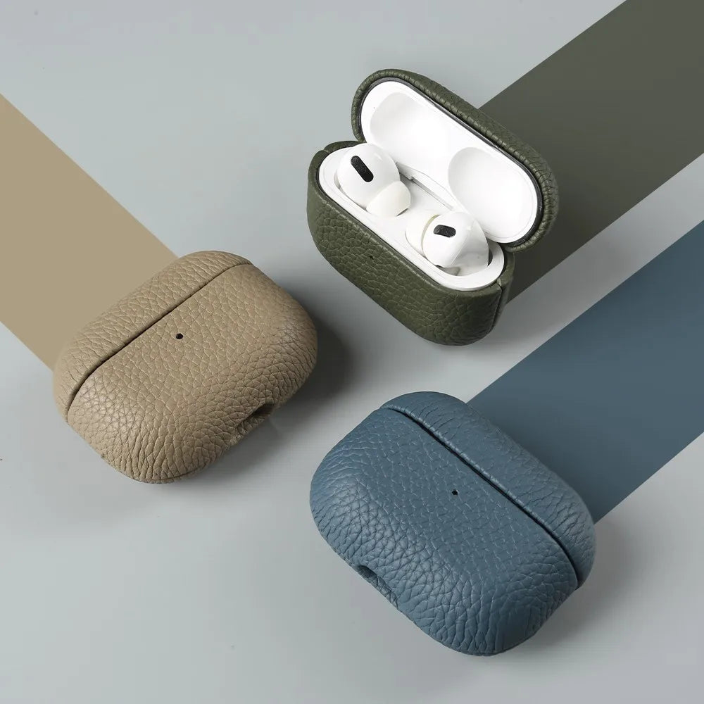 Genuine Leather AirPods Case