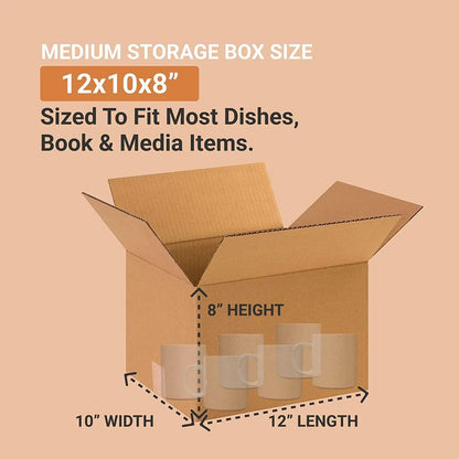 Medium Corrugated Shipping Boxes