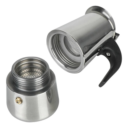 Stainless Steel Stovetop Moka Coffee Maker