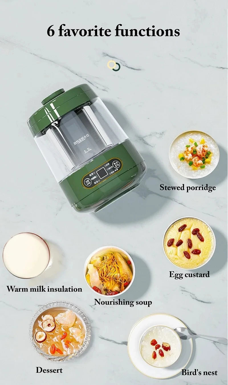 Portable Glass Stew Pot