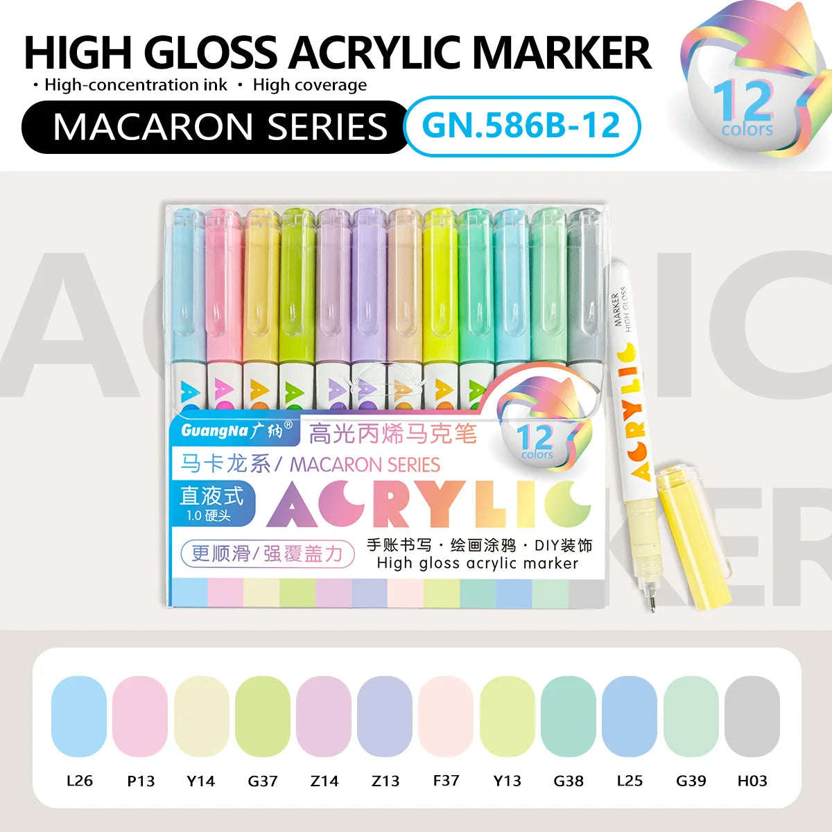 High Gloss Acrylic Paint Markers