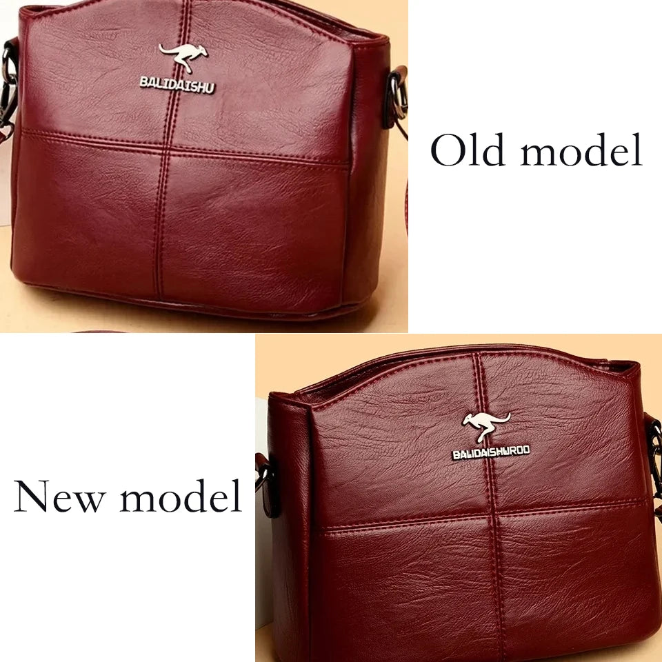 Large Capacity Women’s Leather Tote Handbag