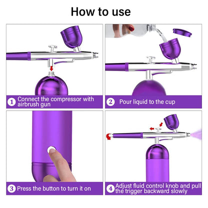 Rechargeable Wireless Airbrush Kit