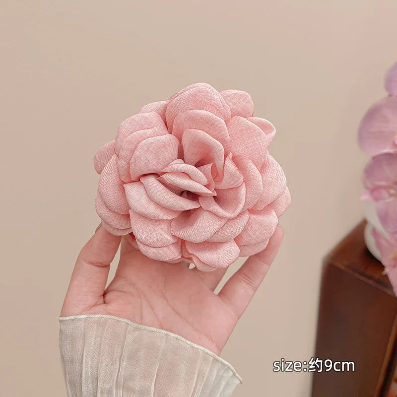 Rose Flower Hair Clip for Women