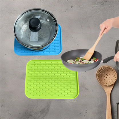 Silicone Heat-Resistant Pot Holder Mat