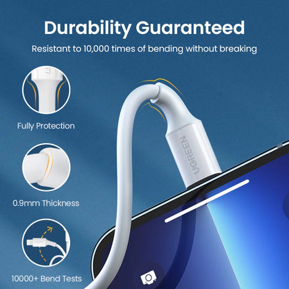 Apple Certified USB-A to Lightning Cable – 2.4A Fast Charge