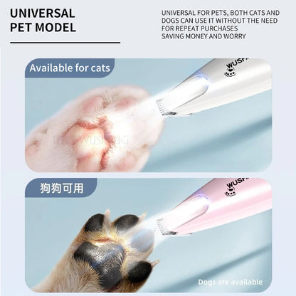 Rechargeable Waterproof Paw, Face & Ear Hair Trimmer