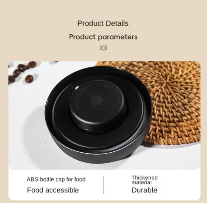 Vacuum Glass Coffee Bean Storage Jar