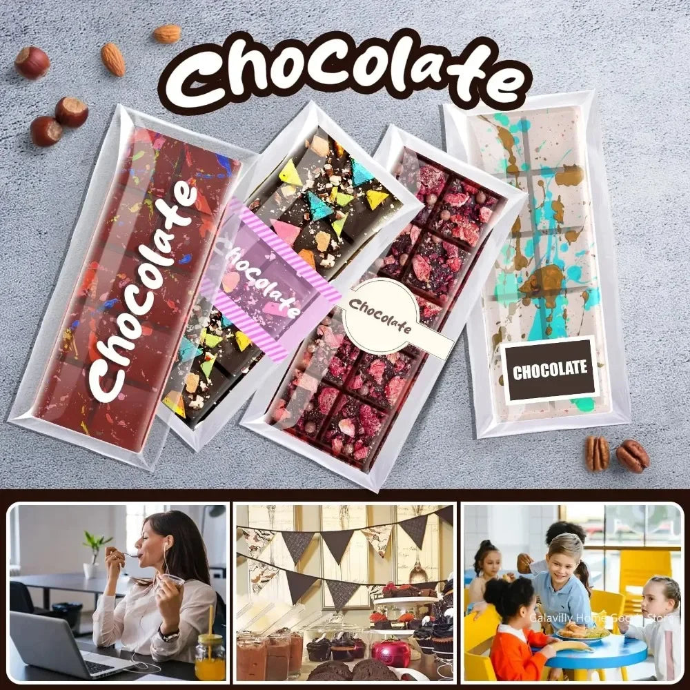 Silicone Break-Apart Chocolate Bar Mold