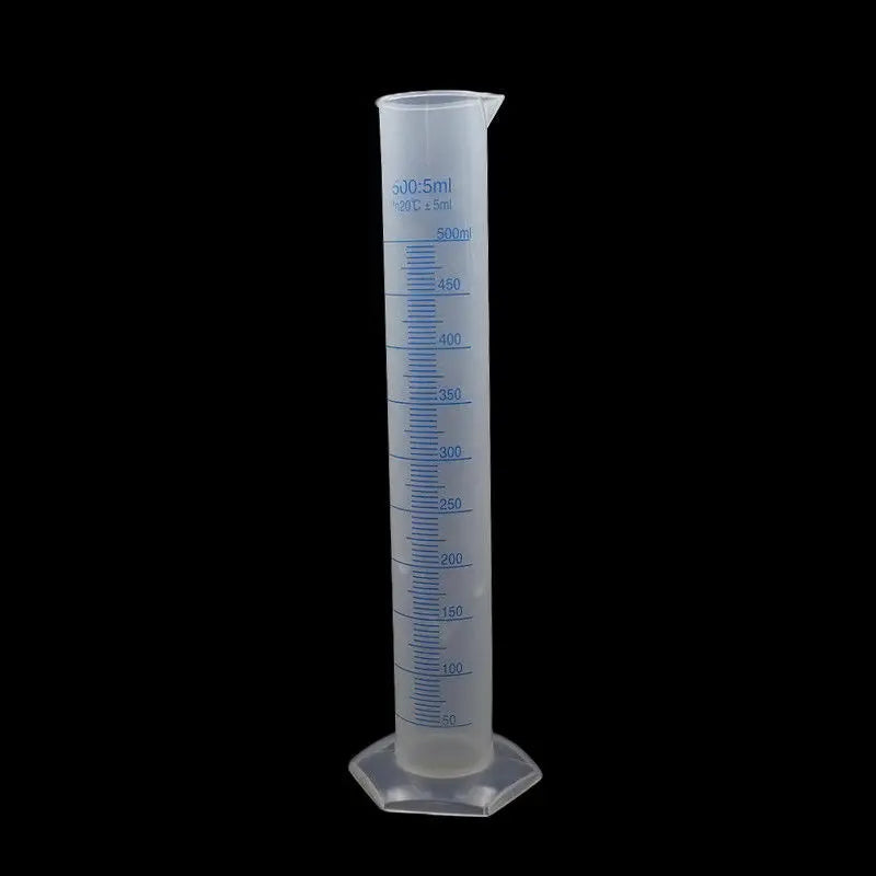 Plastic Graduated Measuring Cylinder with Hexagonal Base