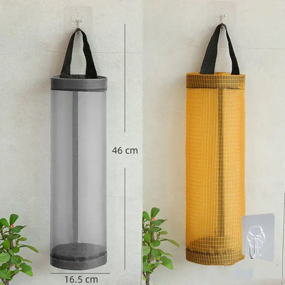 Wall-Mounted Grocery Bag Holder Dispenser