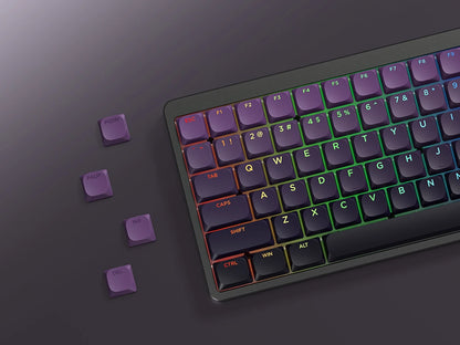 Gradient Purple Low Profile Keycaps