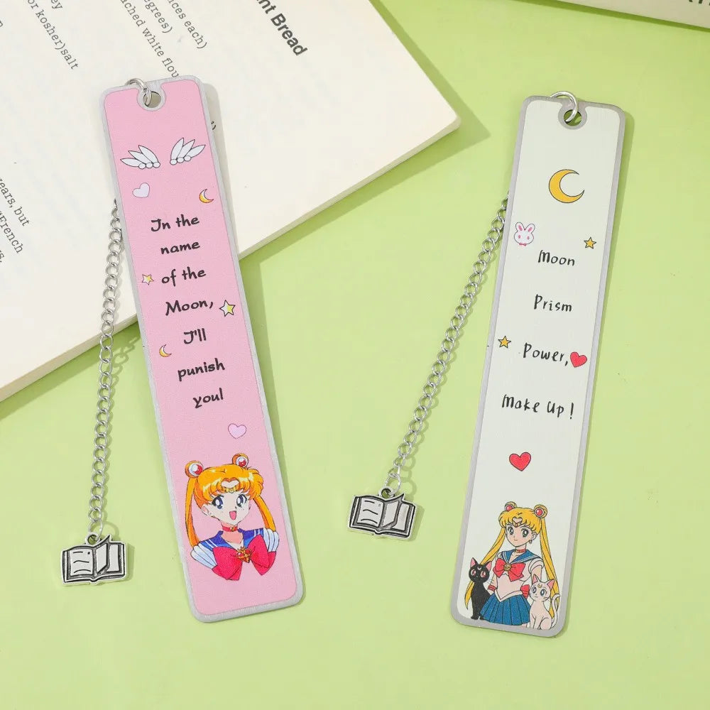 Moon Princess Warrior Metal Bookmark Set