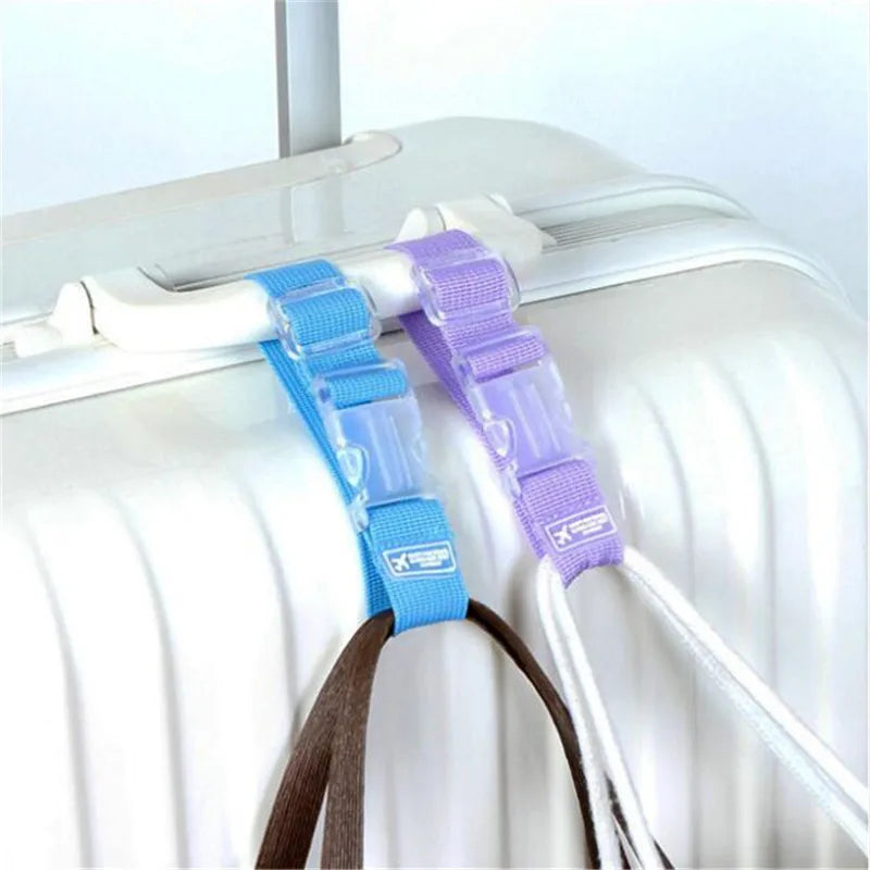 Adjustable Luggage Hanging Strap with Buckle
