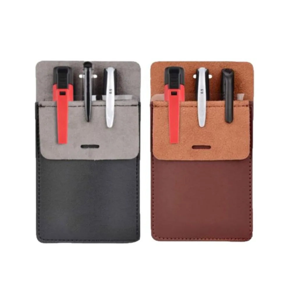 PU Leather Pen Pouch with Pocket Organiser