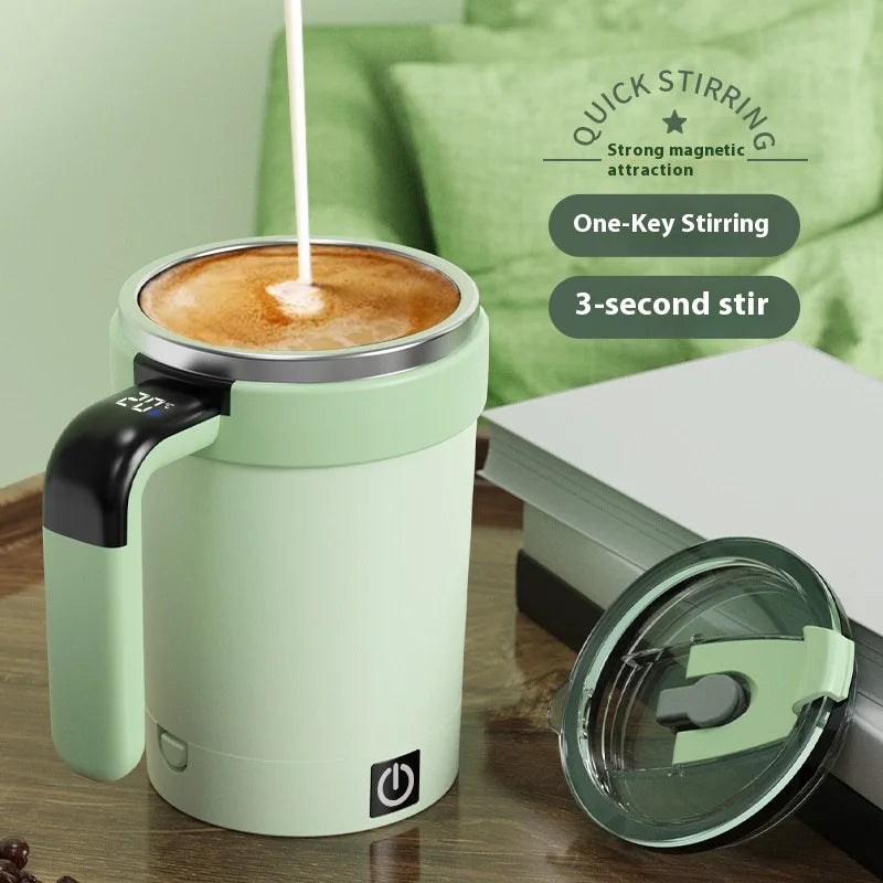 Smart Self-Stirring Temperature Mug