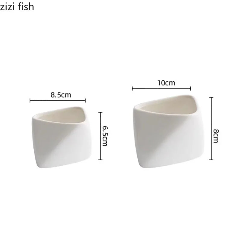 Creative Irregular Ceramic Snack & French Fries Bowl