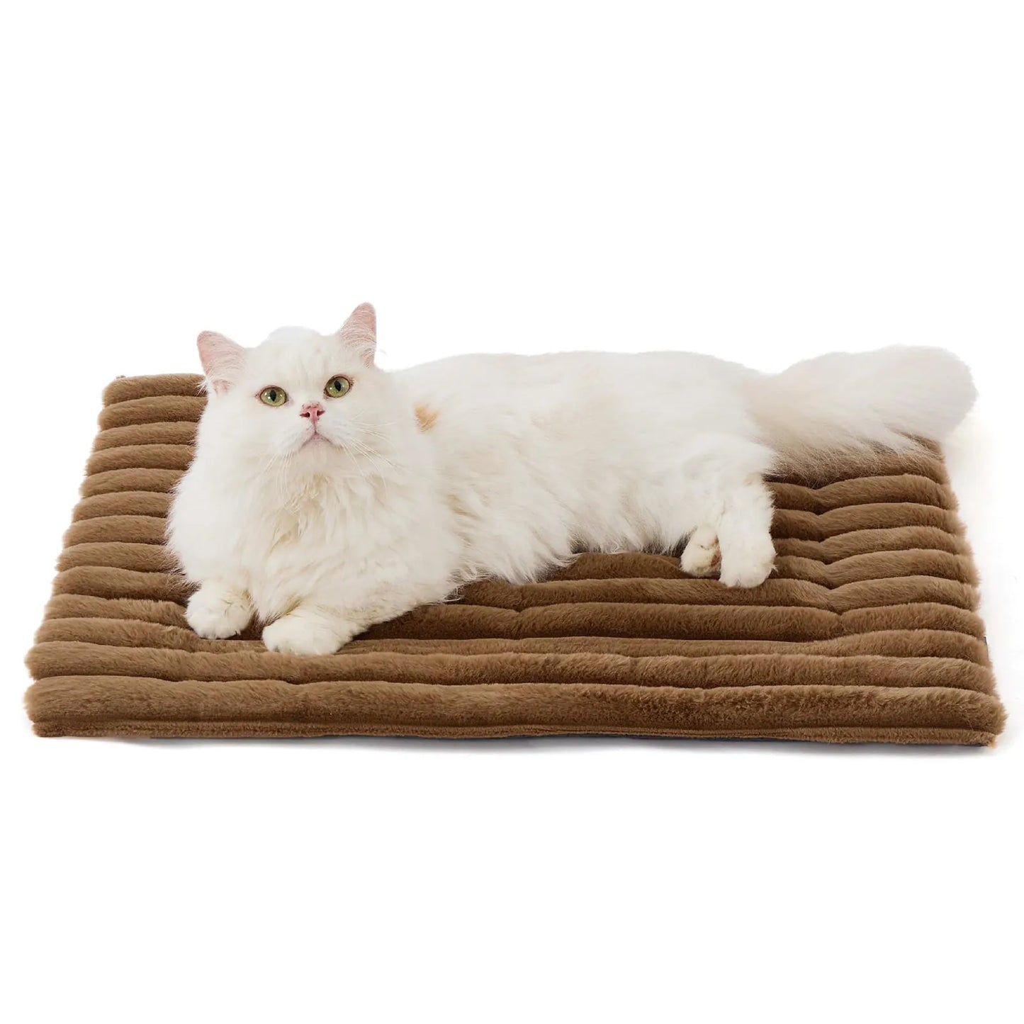 Self-Warming Plush Pet Bed Mat