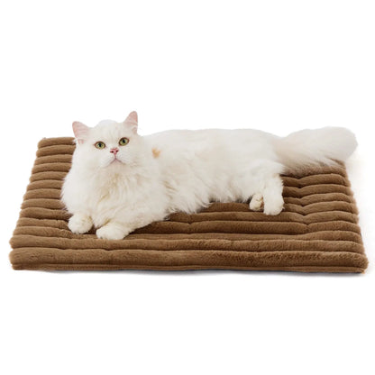 Self-Warming Plush Pet Bed Mat