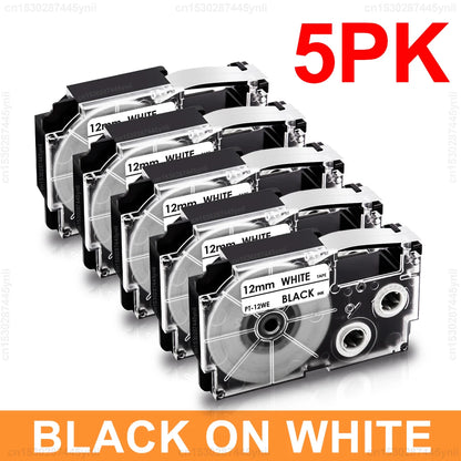 Compatible Label Tape for Casio Label Makers