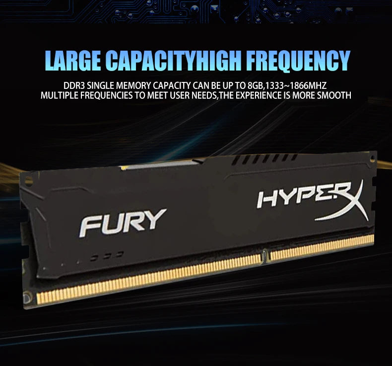 Kingston DDR3 Desktop RAM – 8GB & 16GB Kit