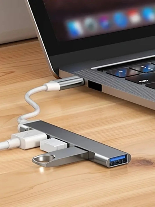 4-Port USB-C OTG Hub Adapter
