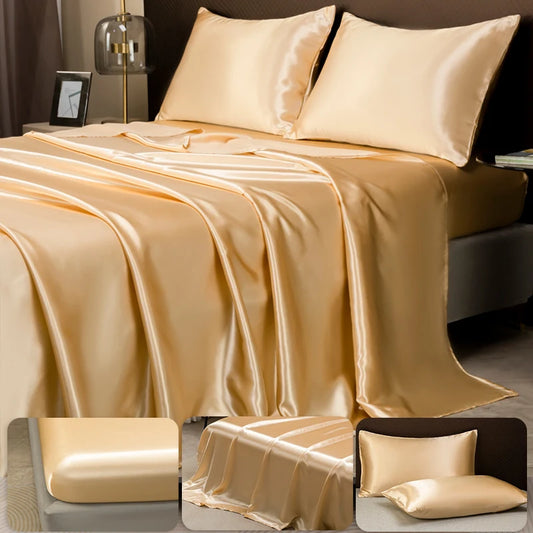 Opulent Satin Bedding Set
