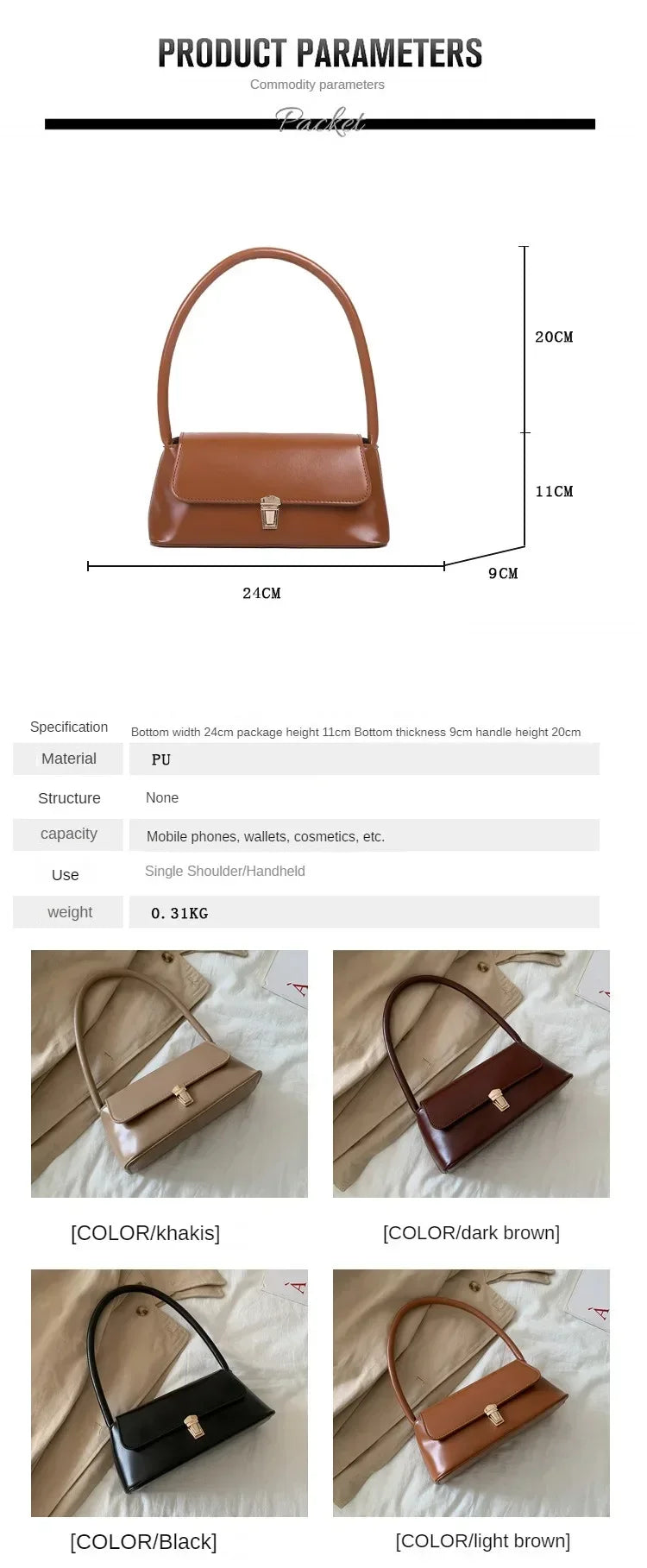 Women’s Minimal Crossbody Shoulder Bag