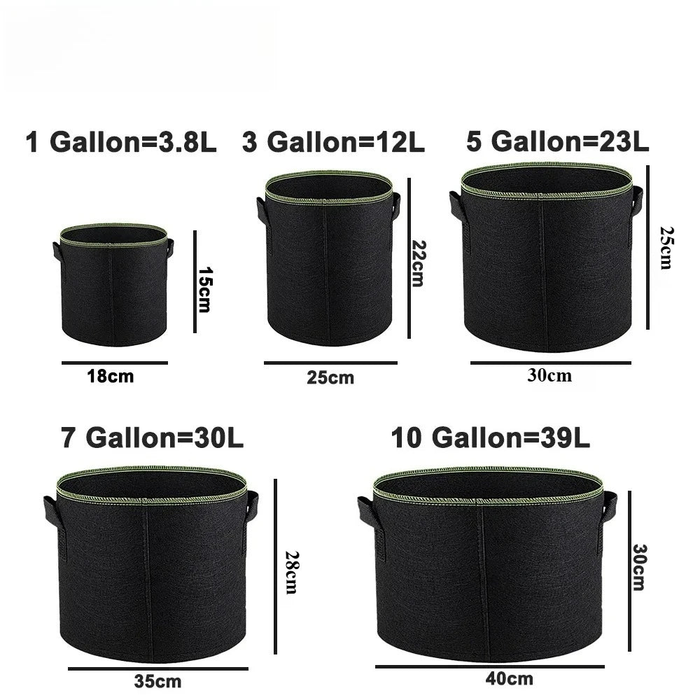 Reusable Fabric Grow Bag for Vegetables & Plants