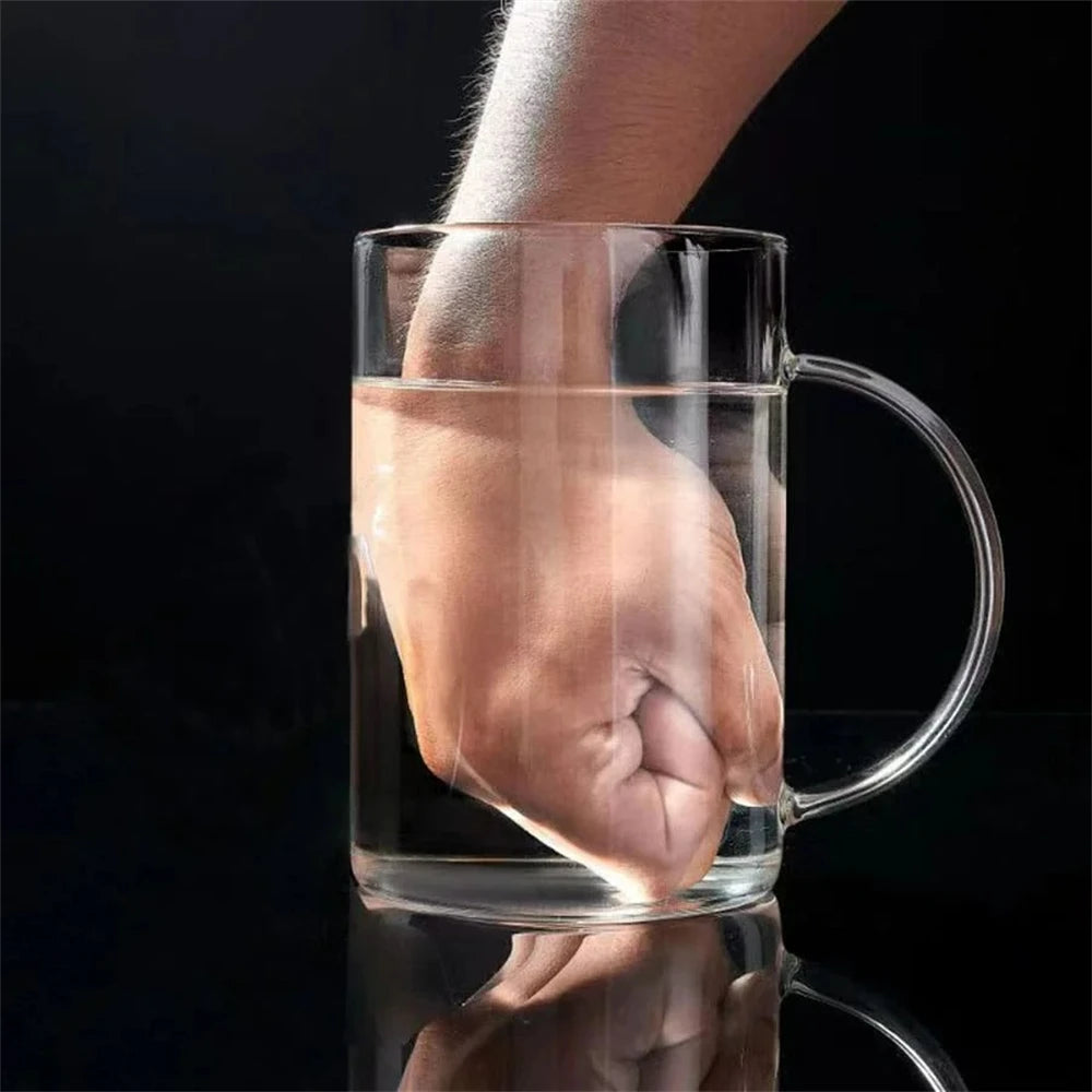 1000ml Glass Tumbler with Straw & Lid