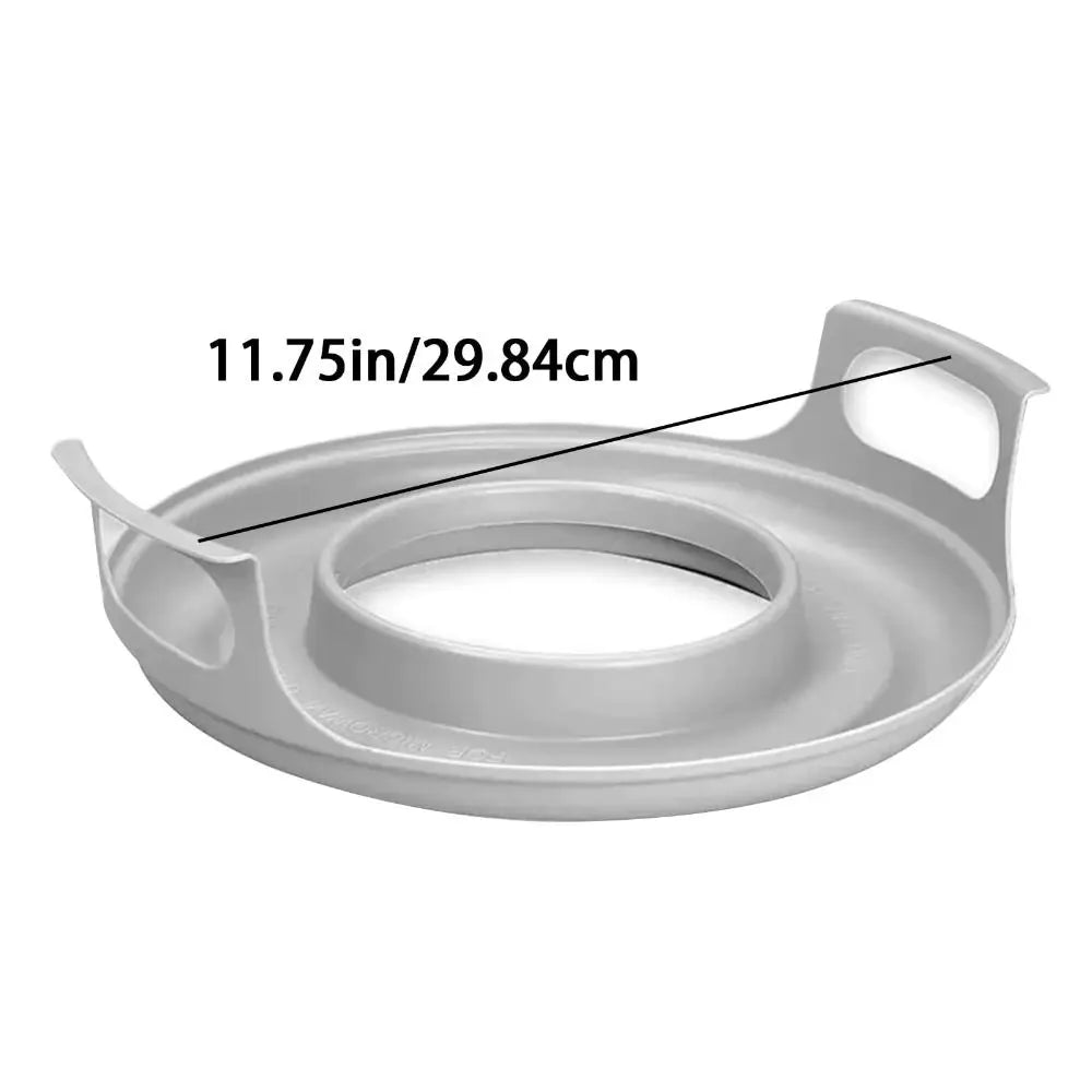 Microwave Plate Tray with Handles