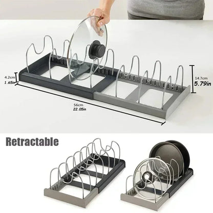 Expandable Pot & Pan Rack