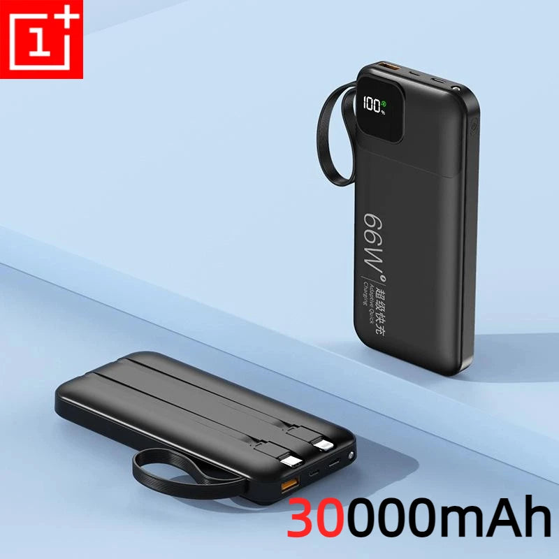 Portable High-Capacity Power Bank with Digital Display