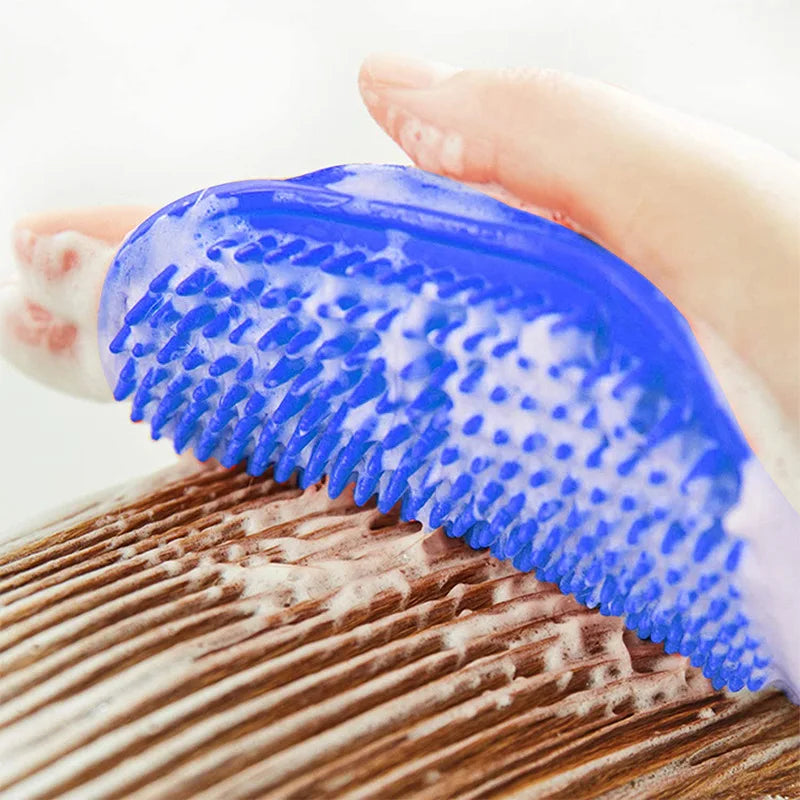 Soft Rubber Pet Bath Brush