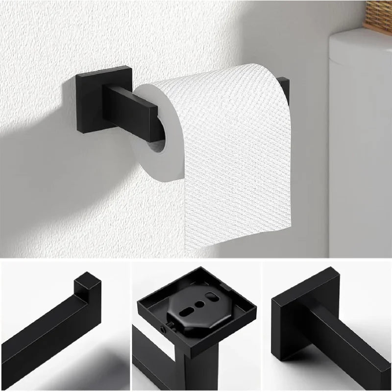 Wall-Mounted Bathroom Hardware Set
