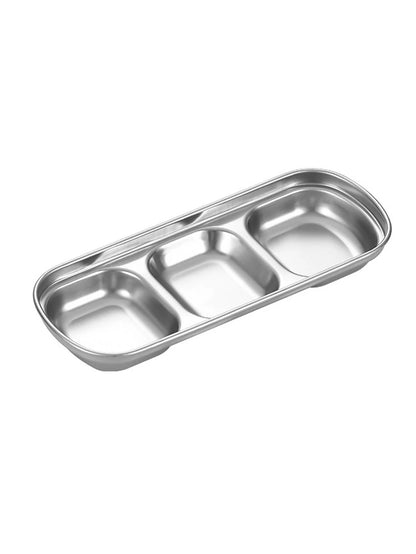 Korean Style Stainless Steel Sauce & Seasoning Serving Dish