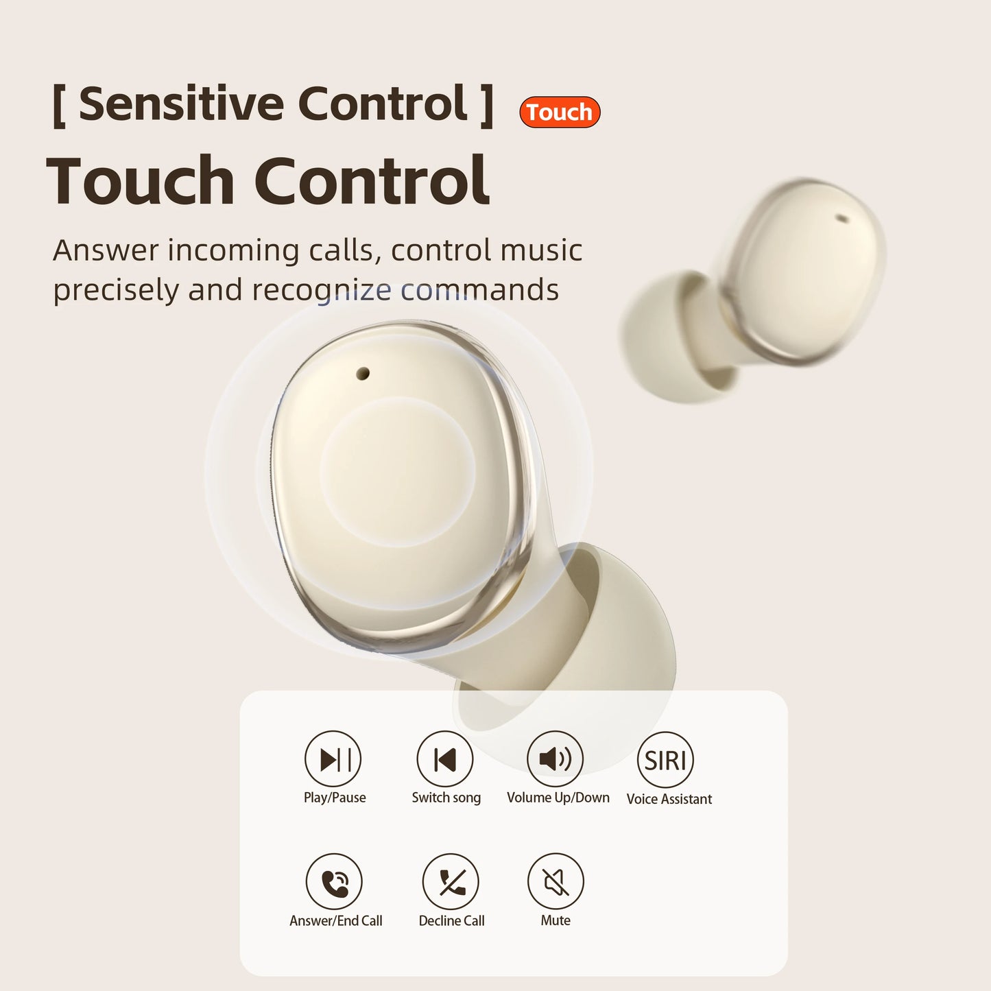 Wireless Bluetooth In-Ear Earphones