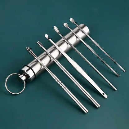 Stainless Steel Ear Wax Cleaner Set