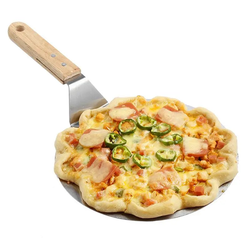 Stainless Steel Pizza Peel with Wooden Handle
