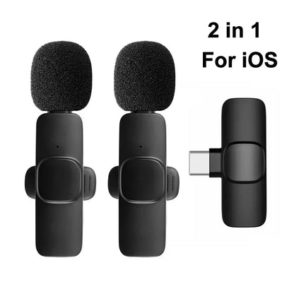 2.4GHz Wireless Lavalier Microphone Kit