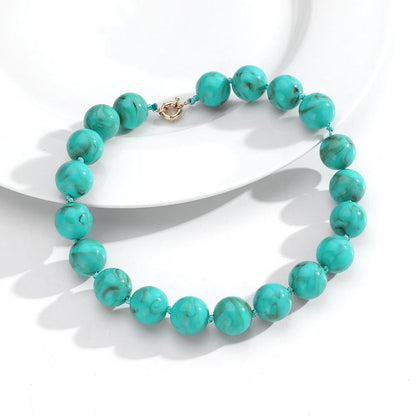 Fishsheep Multicolor Beaded Choker Necklace