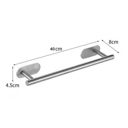 Wall Mount Stainless Steel Towel Bar
